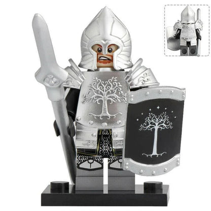 MINIFIGURE LOTR/ THE HOBBIT UNIVERS: GONDOR KNIGHT SOLDIER custom