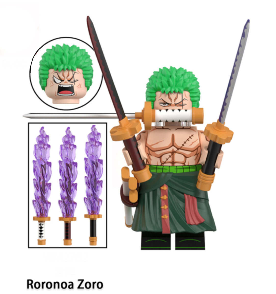 ♥️♥️MINIFIGURE ONE PEACE: RORONOA ZORO ♥️♥️custom