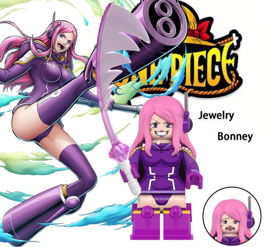 ⭐️⭐️⭐️MINIFIGURE ONE PEACE UNIVERS: JEWELRY BONNEY ⭐️⭐️⭐️custom