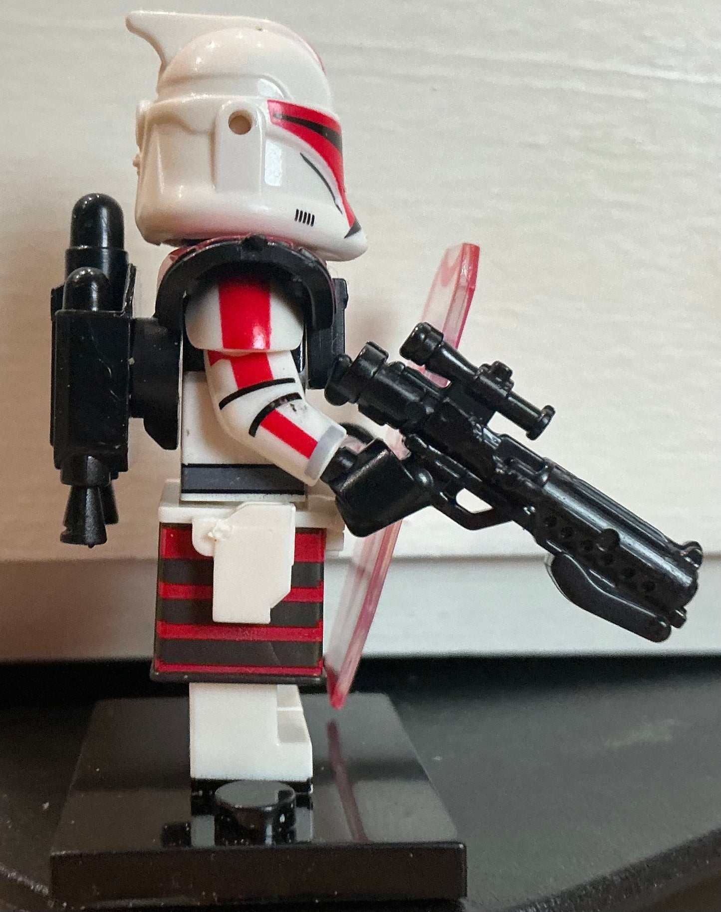 MINIFIGURE STAR WARS UNIVERS: CORUSCANT GUARD RIOT TROOPER Custom