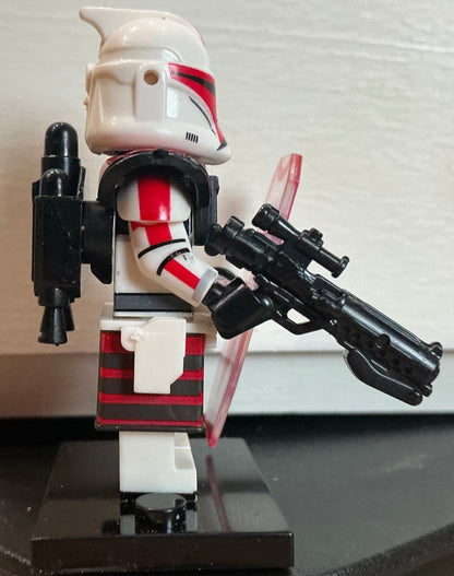 MINIFIGURE STAR WARS UNIVERS: CORUSCANT GUARD RIOT TROOPER Custom