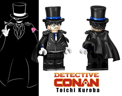 ⭐️⭐️⭐️SUPERBE MINIFIGURE DÉTECTIVE CONAN UNIVERS: TOICHI KUROBA ⭐️⭐️⭐️custom