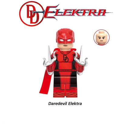 MINIFIGURE MARVEL UNIVERS: DAREDEVIL ELAKTRA custom
