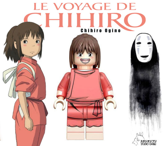 EDITION LIMITÉE ⭐️⭐️⭐️ MINIFIGURE LE VOYAGE DE CHIHIRO UNIVERS: CHIHIRO OGINO ⭐️⭐️⭐️custom
