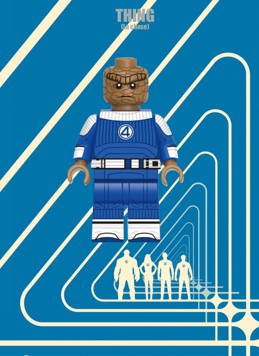 MINIFIGURE FANTASTIC FOUR: THING (La Chose) custom