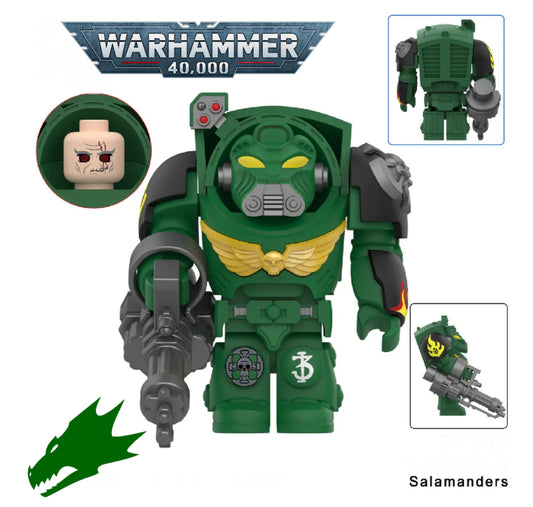 MINIFIGURE WARHAMMER 40K UNIVERS: SALAMANDERS custom
