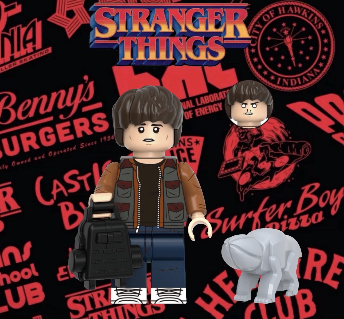 MINIFIGURE STRANGER THINGS UNIVERS: WILL Custom
