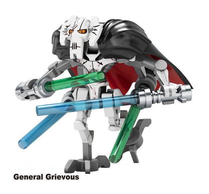 PREVENTE MINIFIGURE STAR WARS UNIVERS: GENERAL GRIEVIOUS "Version B Damadge" custom Disponibilité fin février 2025