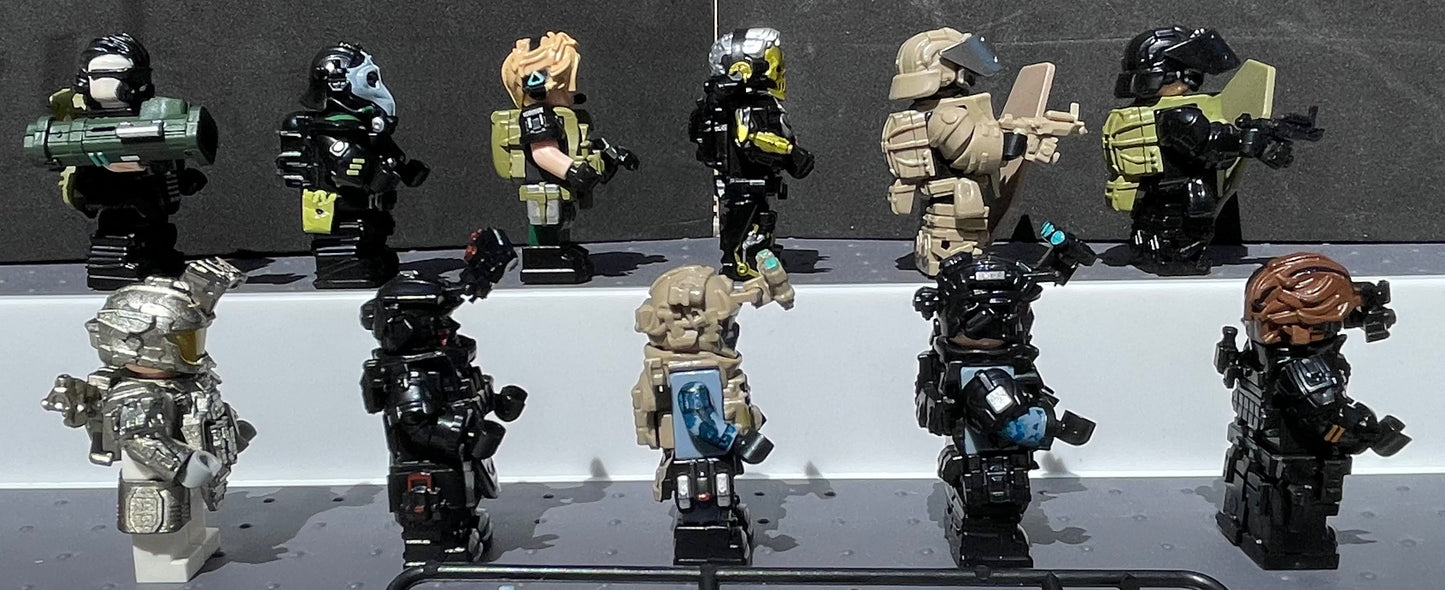 ♥️♥️MINIFIGURE VIDEO GAMES DELTA FORCE UNIVERS: CORRUPTED GOLDEN ROSE ♥️♥️custom