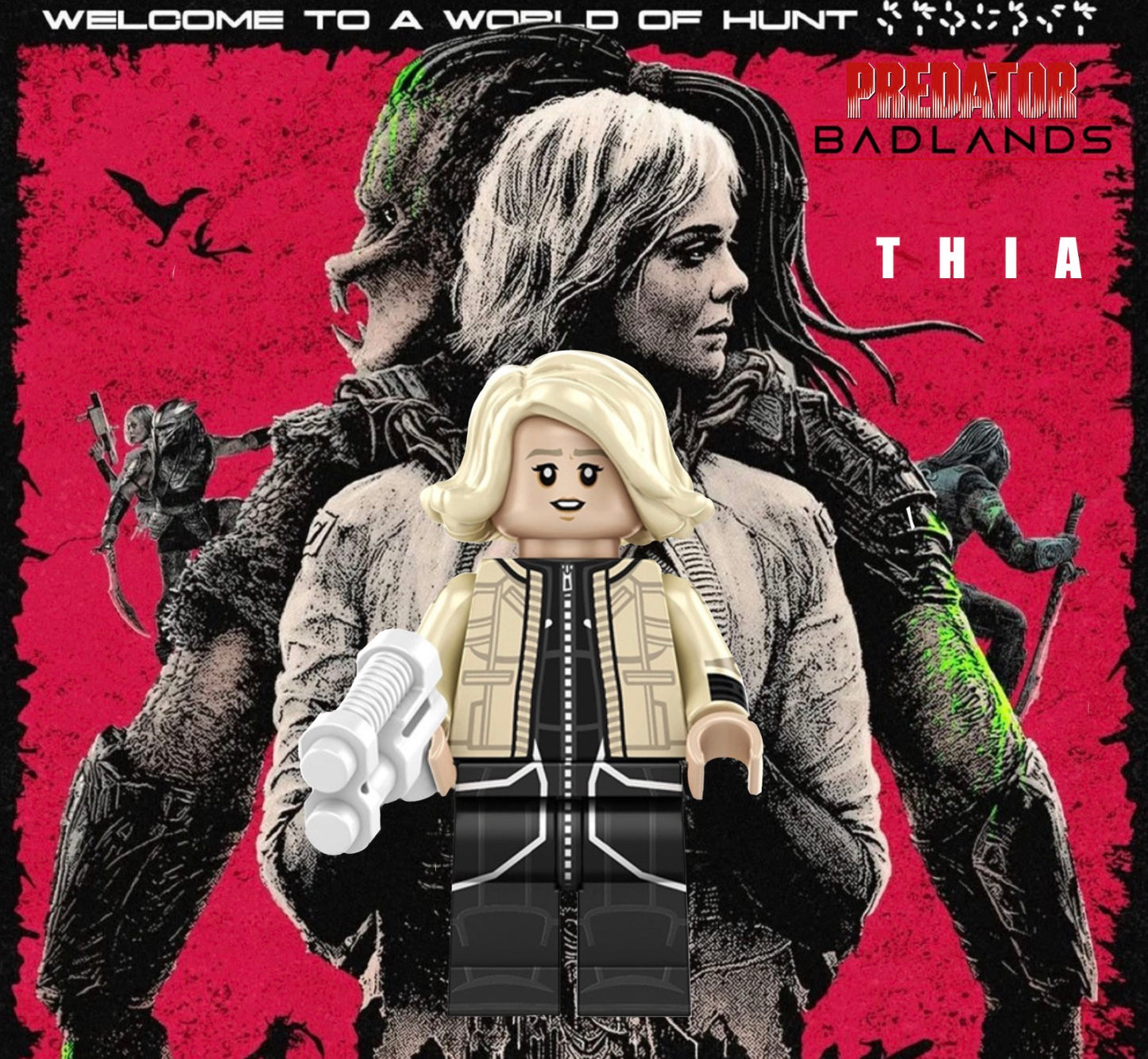 MINIFIGURE PREDATOR BADLAND UNIVERS: THIA Custom