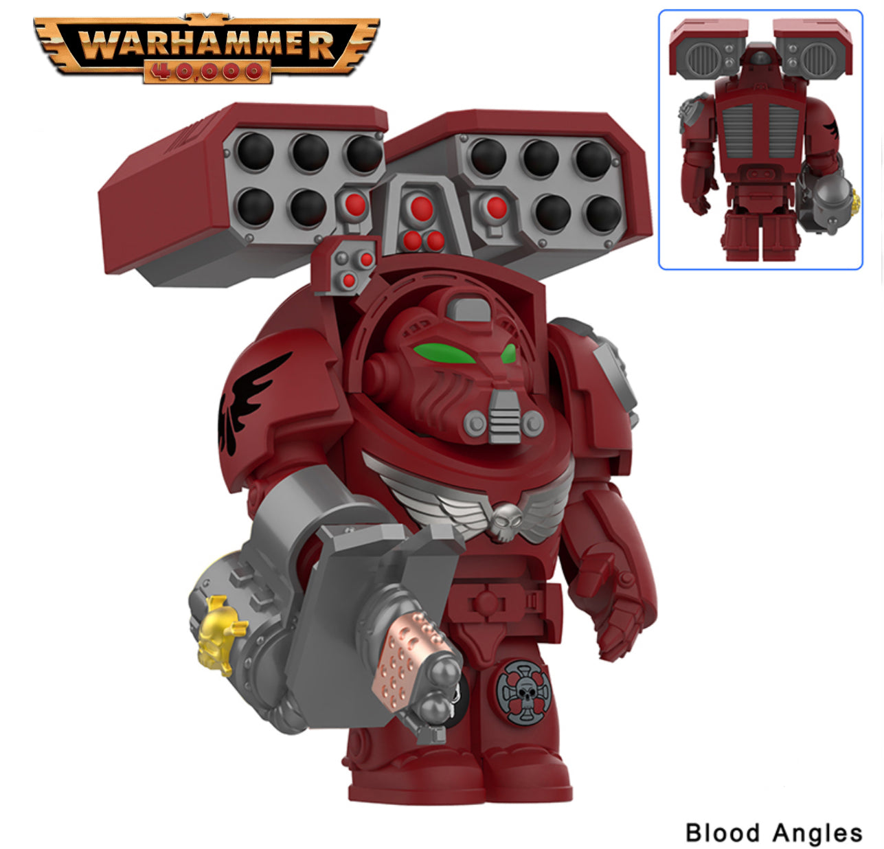 PREVENTE♥️♥️♥️MINIFIGURE WARHAMMER 40K UNIVERS: BLOOD ANGELS custom DISPONIBILITÉ FIN DÉCEMBRE 2025