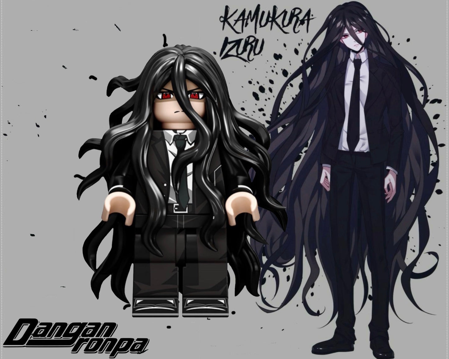 MINIFIGURE SUPER DANGAN RONPA UNIVERS: KAMUKURA IZURU custom