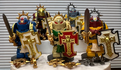 MINIFIGURE WARHAMMER 40K UNIVERS: IMPÉRIAL FISTES BLADEGUARD VÉTÉRAN custom