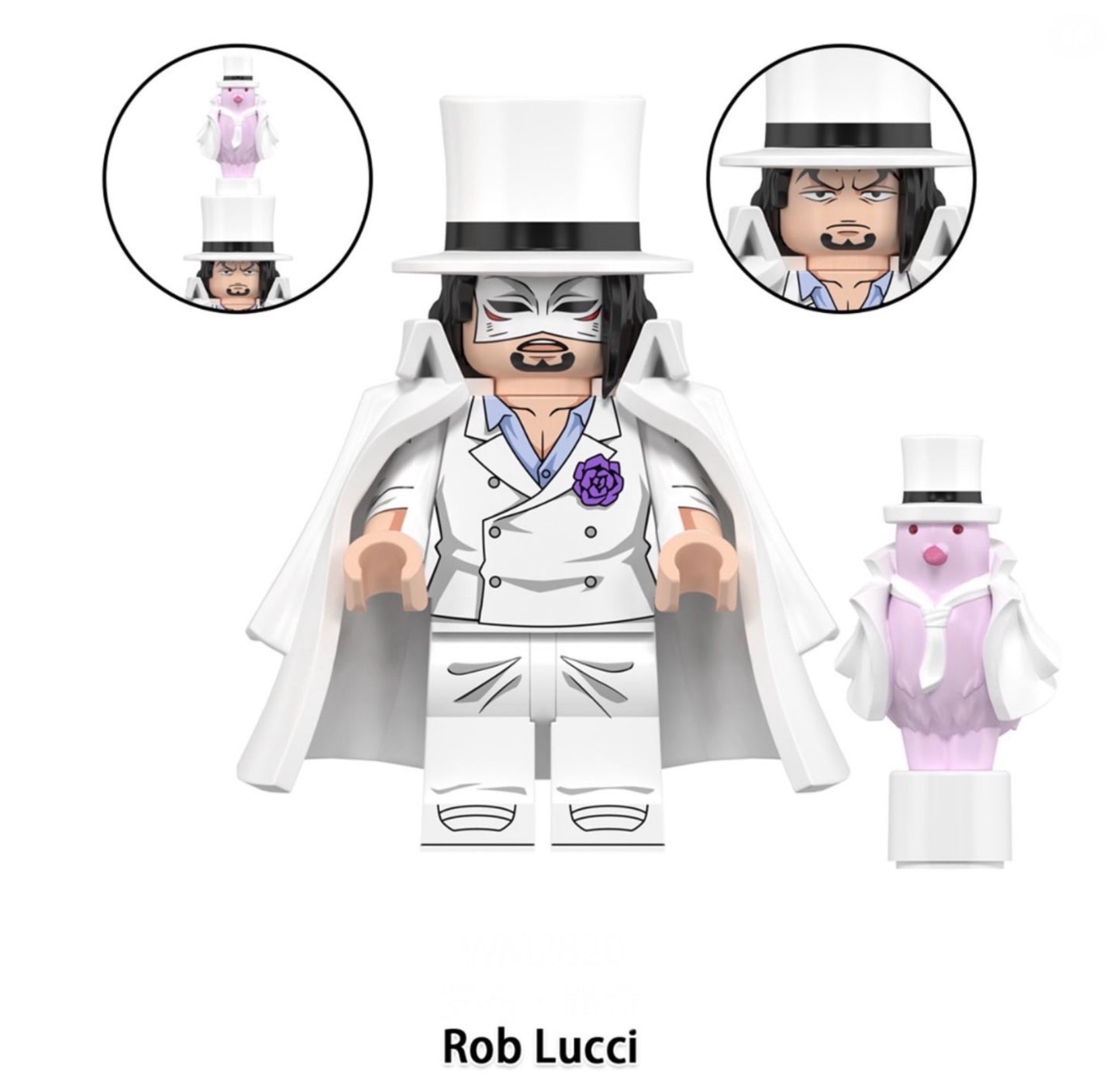 ⭐️⭐️⭐️MINIFIGURE ONE PEACE UNIVERS: ROB LUCCI ⭐️⭐️⭐️custom