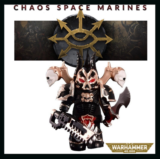 PREVENTE MINIFIGURE WARHAMMER 40K UNIVERS: CHAOS SPACE MARINES custom Disponibilité fin juin 2026