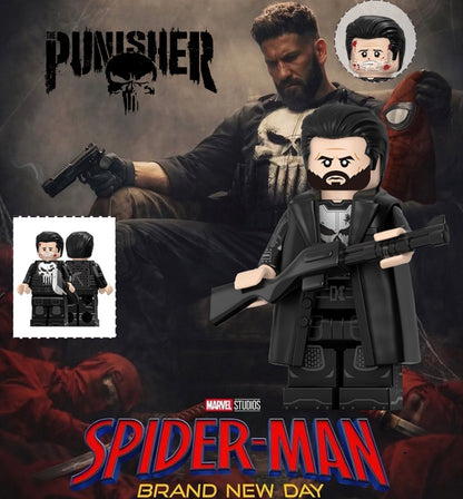 PREVENTE MINIFIGURE MARVEL UNIVERS (SPIDERMAN):THE PUNISHER Custom Disponibilité mi-septembre 2026