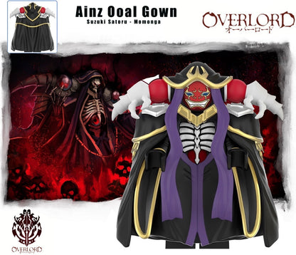 MINIFIGURE ANIMATION/MANGA OVERLORD UNIVERS: AINZ OOAL GOWN -MOMONGA (VERSION B)custom