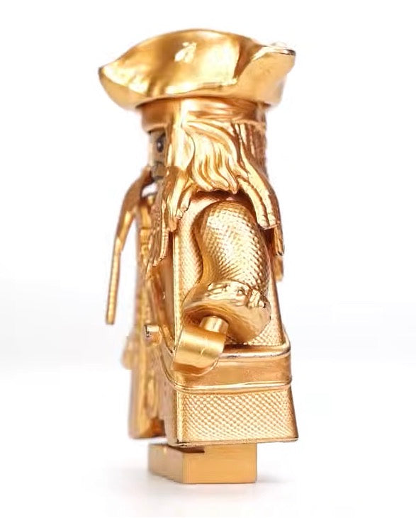 SUPERBE⭐️⭐️⭐️MINIFIGURE DISNEY UNIVERS EDITION LIMITÉE : JACK SPARROW GOLD ⭐️⭐️⭐️custom