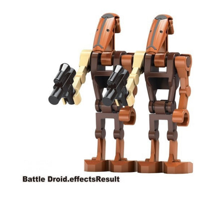 PREVENTE MINIFIGURE STAR WARS UNIVERS: 2 B1-BATTLE DROID custom Disponibilité fin février 2025