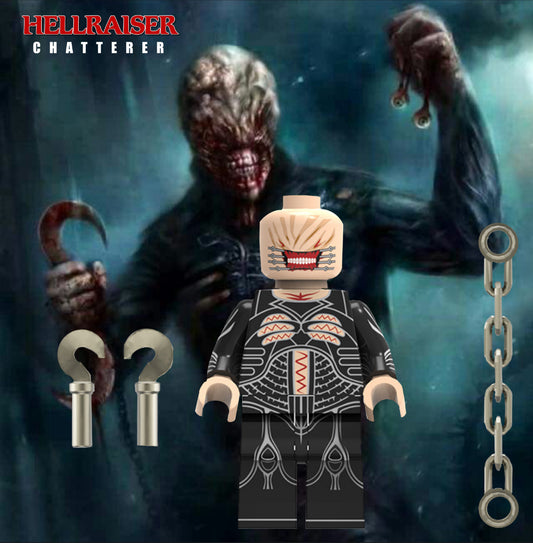 PREVENTE MINIFIGURE HORREUR UNIVERS : HELLRASER CHATTERER custom Disponibilité fin Novembre 2025
