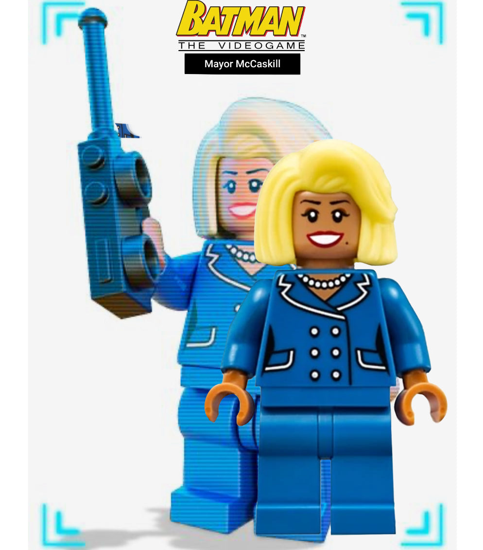 MINIFIGURE VINTAGE DC UNIVERS : MAYOR McCASKILL (2017)custom