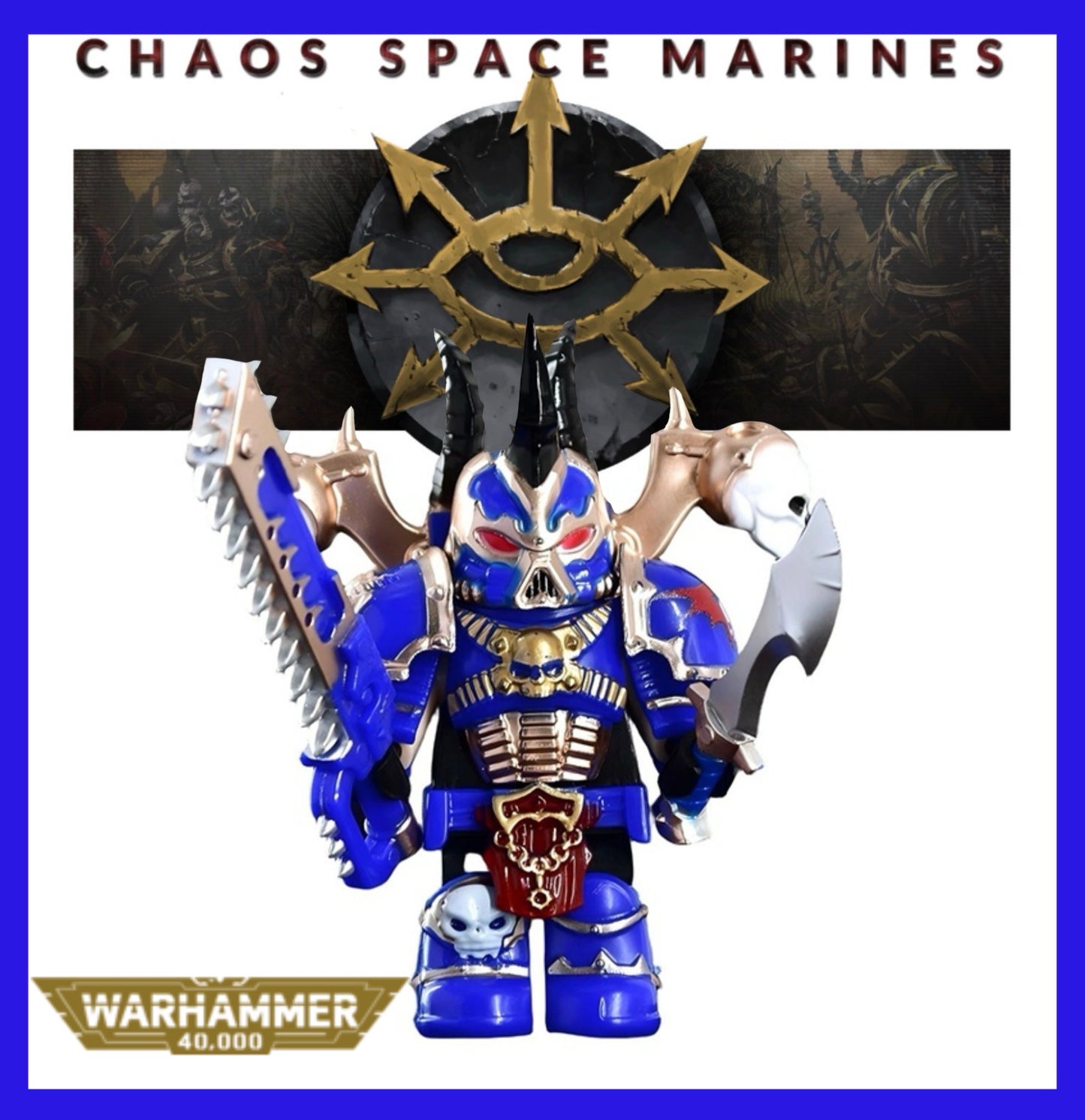 PREVENTE MINIFIGURE WARHAMMER 40K UNIVERS: NIGHT LORDS custom Disponibilité fin juin 2026