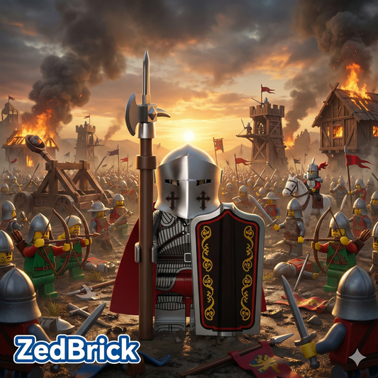 MINIFIGURE MÉDIÉVALE UNIVERS: HOLY EMPIRE KNIGHT Custom