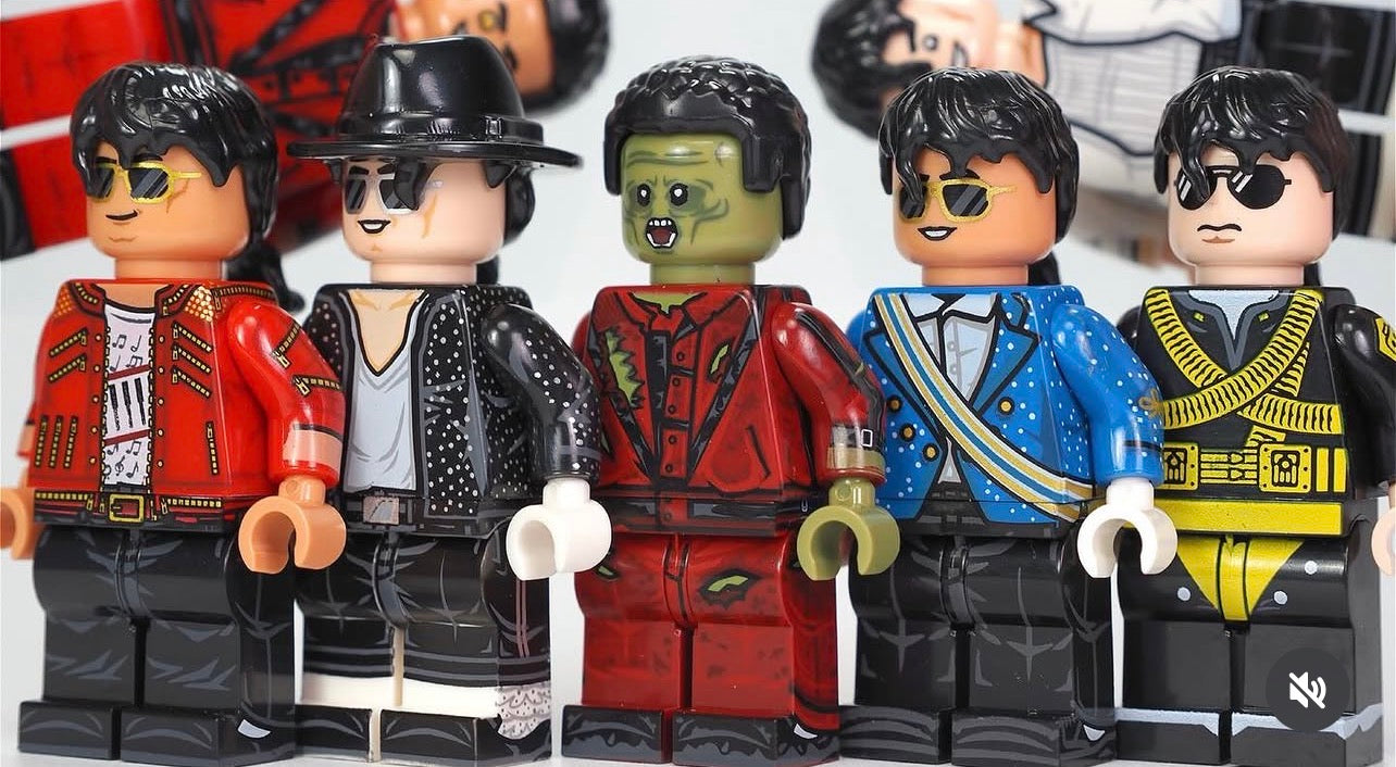 PREVENTE MINIFIGURE MUSIQUE UNIVERS : MICKAEL JACKSON BLACK OR WHITE custom Disponibilité juin 2026