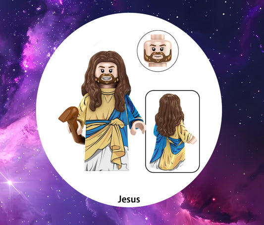 ♥️♥️♥️MINIFIGURE LES DIEUX UNIVERS: JESUS ♥️♥️♥️custom