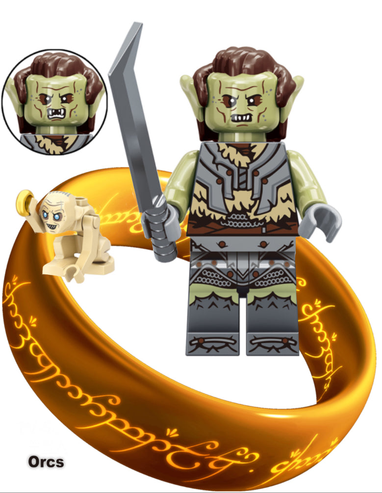 MINIFIGURE LORD OF THE RING/HOBBIT UNIVERS: ORCS CUSTOM