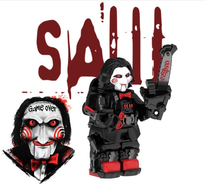 ♥️♥️SUPERBE MINIFIGURE HORREUR UNIVERS: BILLY THE PUPPET "SAW" ♥️♥️ CUSTOM