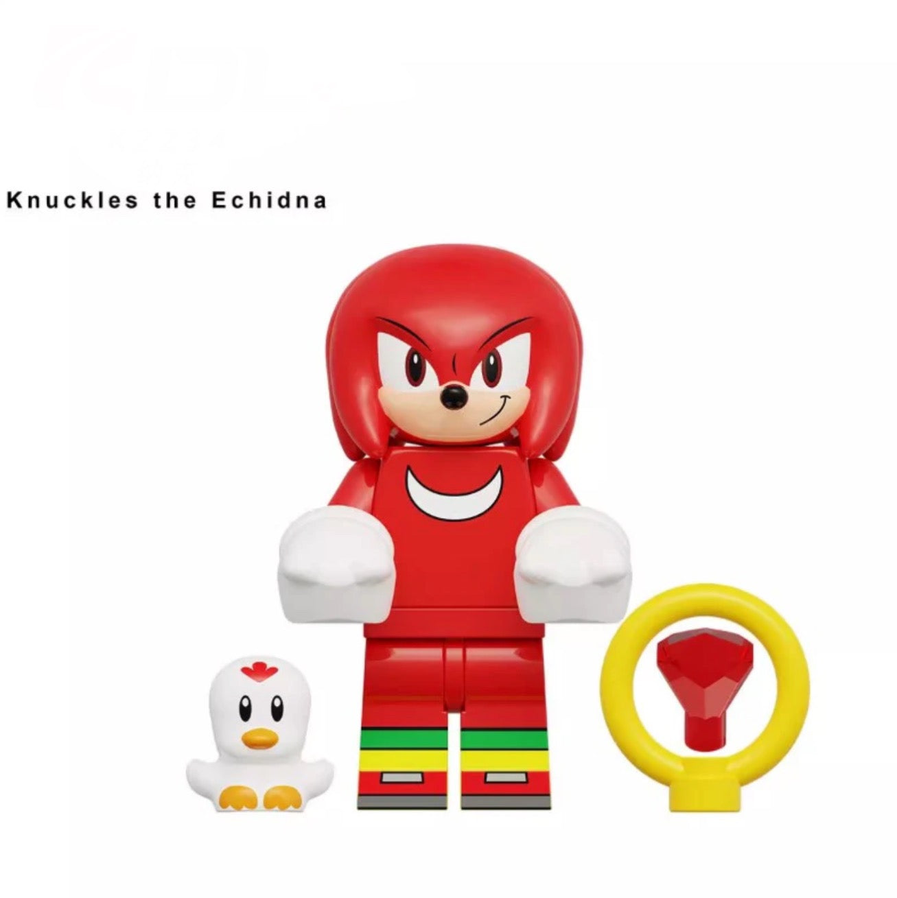 MINIFIGURE  SONIC UNIVERS : KNUCKLES THE ECHIDNA Custom