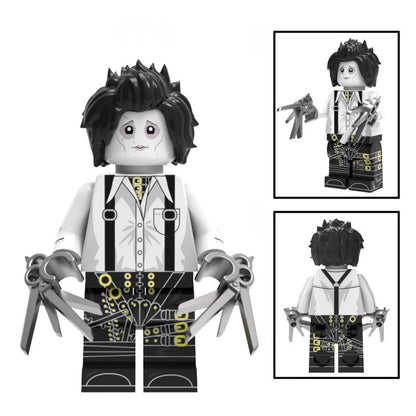 ♥️♥️♥️SUPERBE MINIFIGURE: EDWARD AUX MAINS D’ARGENT "Edward Scissorhands"  Custom ♥️♥️♥️TOP ZEDBRICK 2025♥️♥️♥️