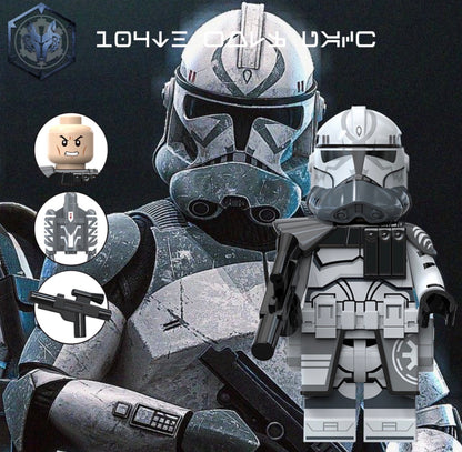 PREVENTE MINIFIGURE STAR WARS UNIVERS: 104th WOLFPACK CLONE TROOPER Custom Disponibilité mi-juin 2026