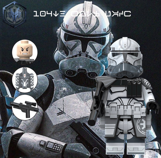 MINIFIGURE STAR WARS UNIVERS: 104th WOLFPACK CLONE TROOPER Custom