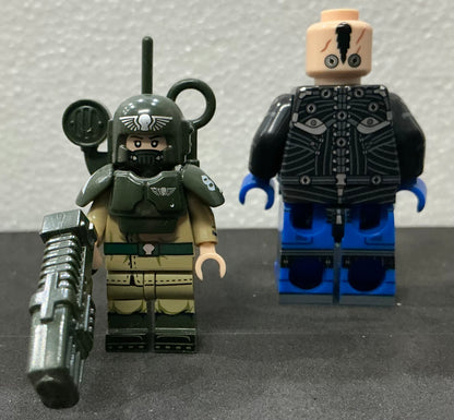 MINIFIGURE WARHAMMER 40K UNIVERS: Ultramarines Space Marines Astartes (8,2cm)custom