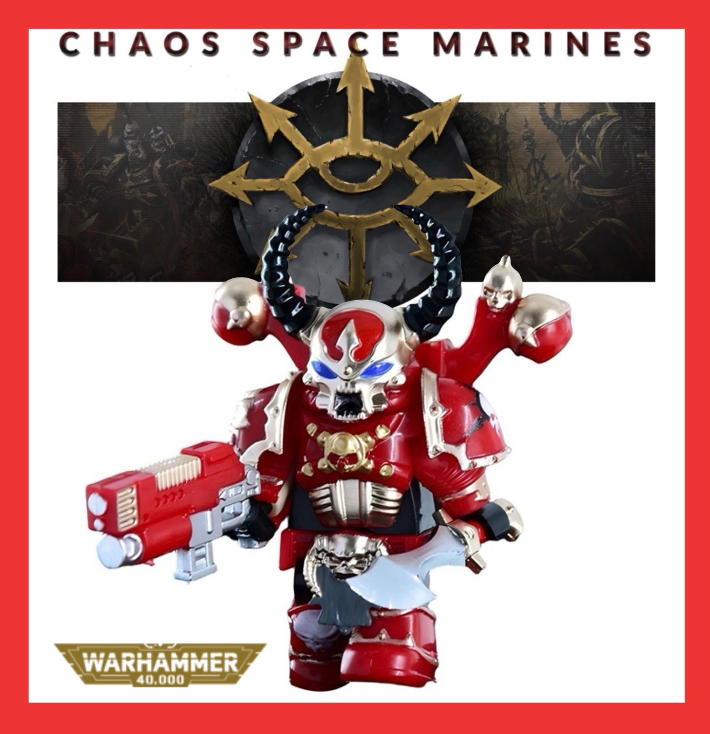 PREVENTE MINIFIGURE WARHAMMER 40K UNIVERS: CRIMSON  SLAUGHTER custom Disponibilité fin juin 2026