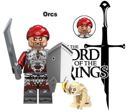 MINIFIGURE LOTR/HOBBIT/TROP UNIVERS: ORCS CUSTOM