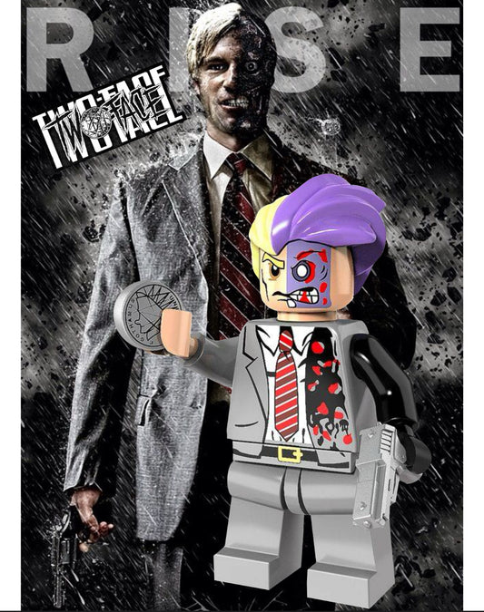 MINIFIGURE VINTAGE DC UNIVERS : TWO-FACE (2018)custom