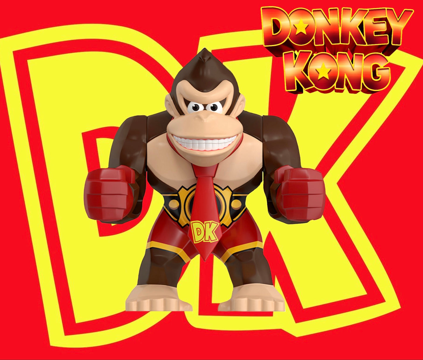 BIG MINIFIGURE MARIO BROS UNIVERS: DONKEY KONG custom