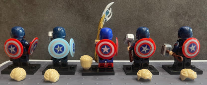 MINIFIGURE MARVEL UNIVERS: CAPTAIN AMERICA custom