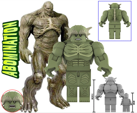 PRÉVENTE♥️♥️♥️BIG MINIFIGURE MARVEL UNIVERS: ABOMINATION ♥️♥️♥️custom Disponibilité mi-decembre 2025