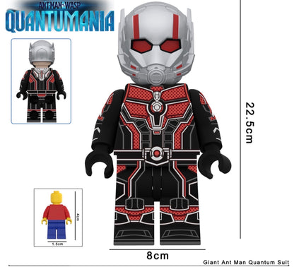 PRÉVENTE GIANT MINIFIGURE MARVEL UNIVERS: GIANT ANT MAN QUANTUM SUIT 22,5cm custom Disponibilité mi-septembre 2026
