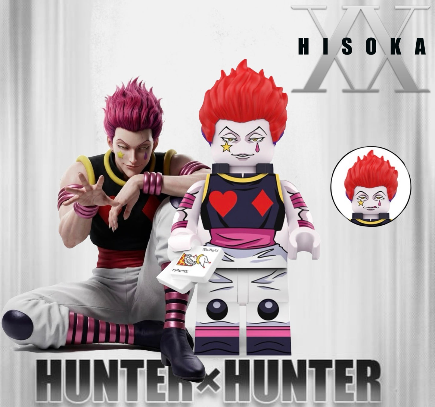 PREVENTE MINIFIGURE HUNTER X HUNTER UNIVERS: HISOKA CUSTOM Disponibilité mi-septembre 2026