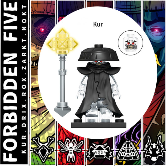PREVENTE♥️♥️♥️MINIFIGURE NINJAGO UNIVERS: GHOST KUR FORBIDDEN FIVE ♥️♥️♥️CUSTOM DISPONIBILITÉ FIN SEPTEMBRE 2025