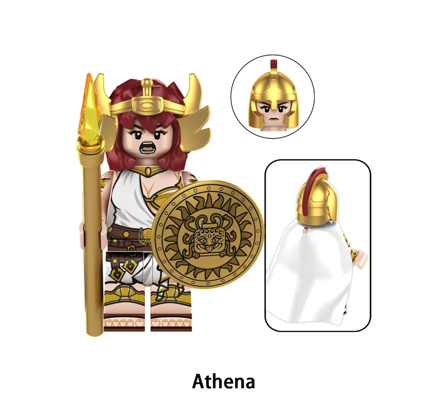 ♥️♥️♥️MINIFIGURE LES DIEUX UNIVERS: ATHENA ♥️♥️♥️custom