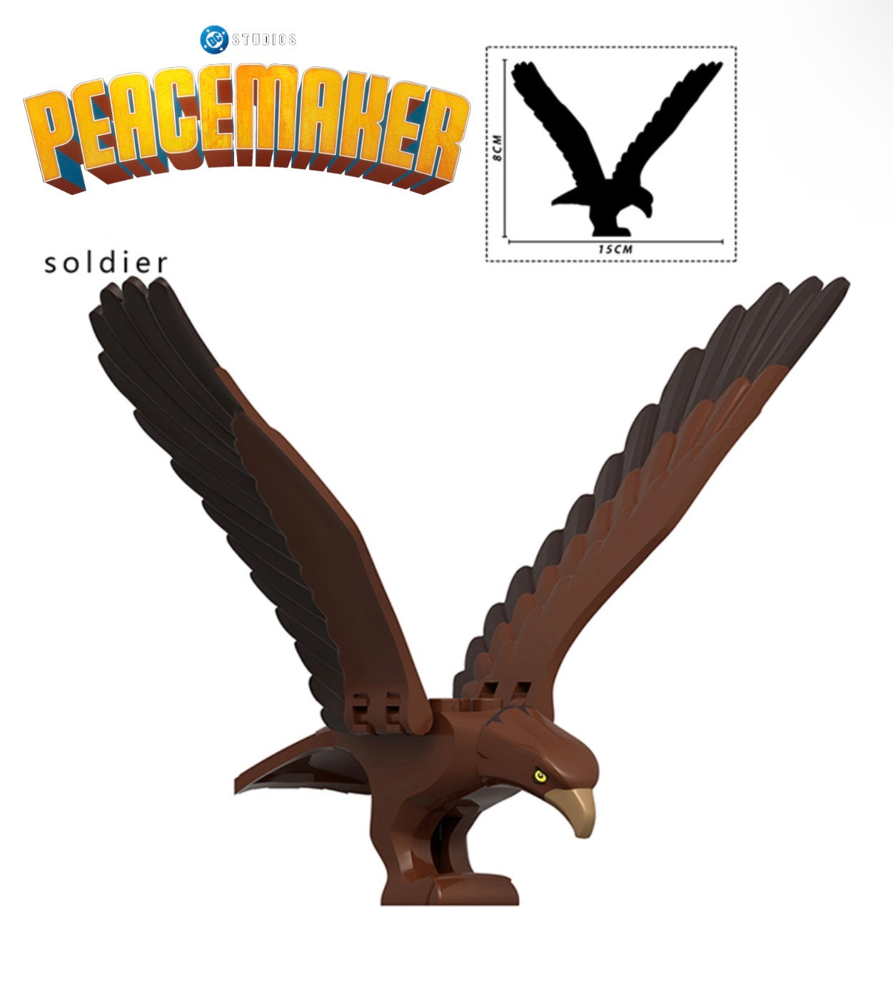 ⭐️⭐️⭐️BIG MINIFIGURE DC UNIVERS : SOLDIER (PEACEMAKER SAISON 2)⭐️⭐️⭐️custom