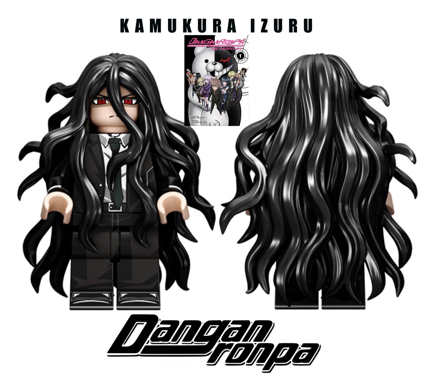 MINIFIGURE SUPER DANGAN RONPA UNIVERS: KAMUKURA IZURU custom