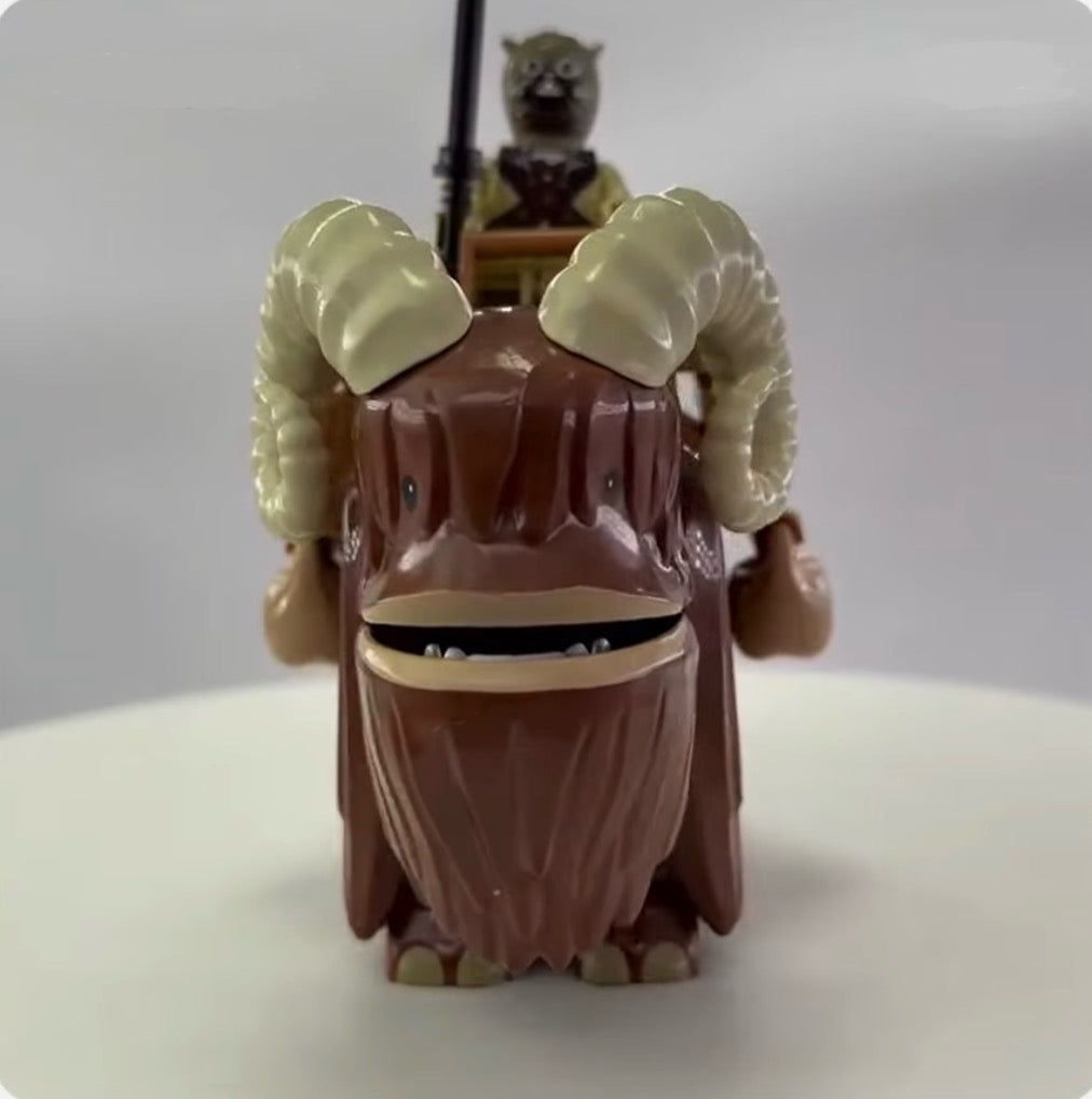 ⭐️⭐️⭐️MINIFIGURE STAR WARS UNIVERS: BANTHA WITH TUSKEN RAIDER ⭐️⭐️⭐️custom