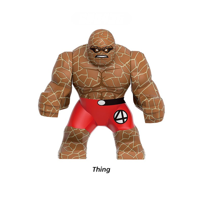 PREVENTE MINIFIGURE MARVEL UNIVERS: THING RED-Y 4 ACTION custom Disponibilité octobre 2025